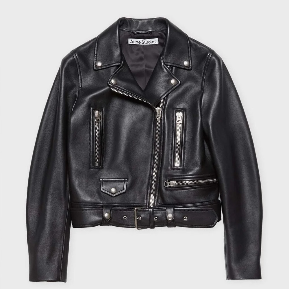 Acne Studios Leather Biker Jacket